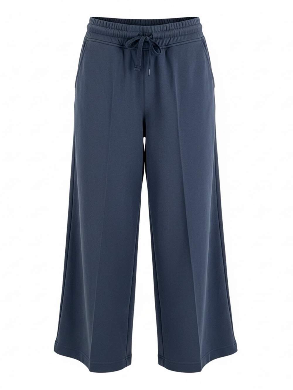 Wide Leg Drawstring Pants in Charcoal